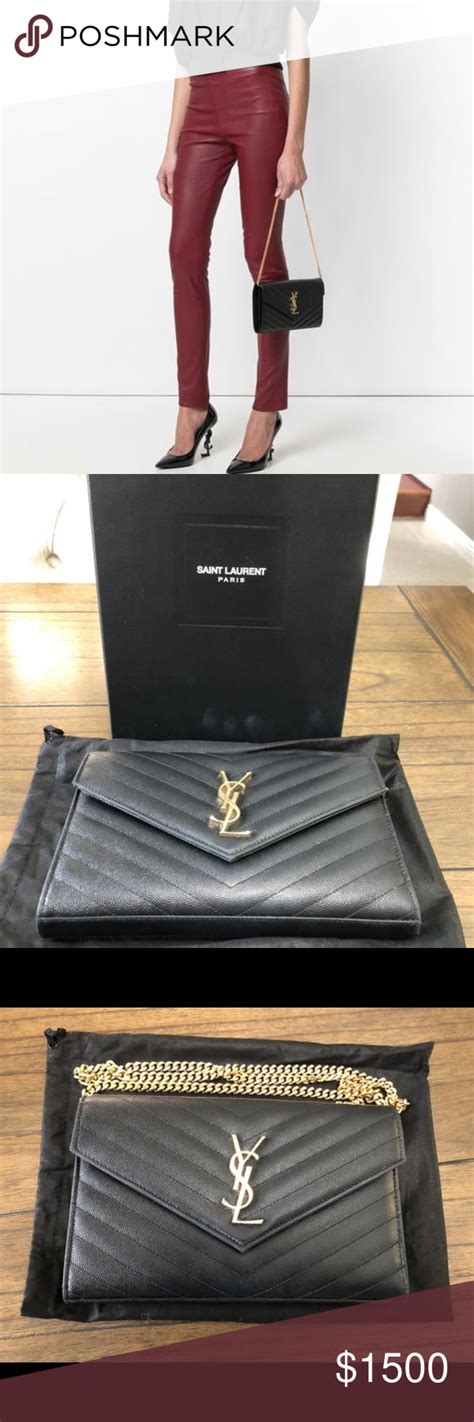 ysl medium wallet|ysl wallet used.